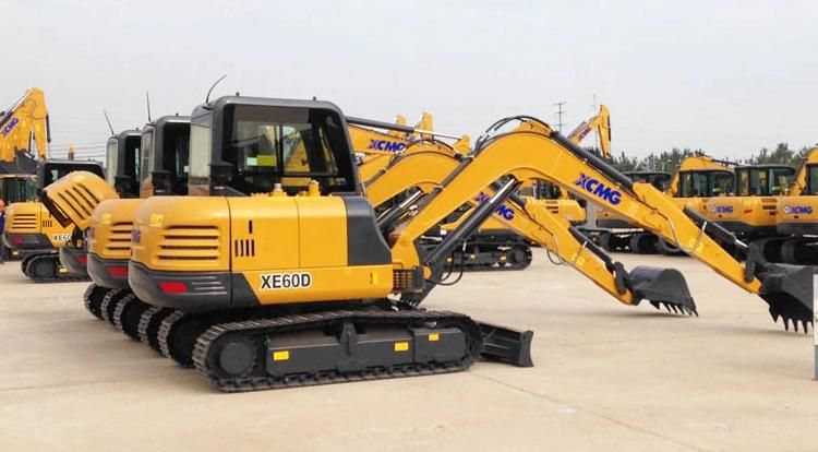 XCMG 6 Ton Xe60d Hydraulic Small Crawler Excavator Machine Prices