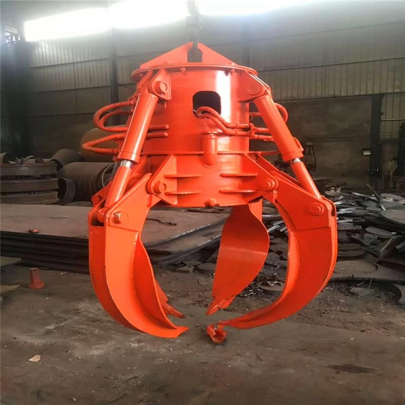 Hydraulic 10t Bridge Garbage Crane Grab Bucket