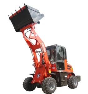 CE Approval China Mini Loader ZL08 with Wide Tires and Optional 4 in 1 Bucket