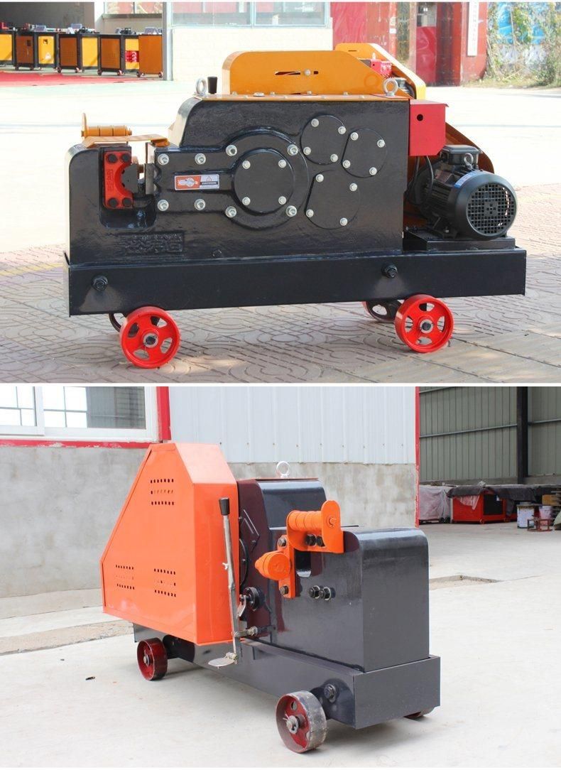 4kw Hydraulic 6-42mm Reinforced Bar Cutter Steel Rod Bar Cutting Machine