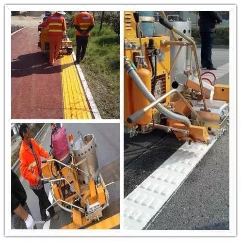 Hand-Push Road Marking Paint Applicator Machine for Road Line
