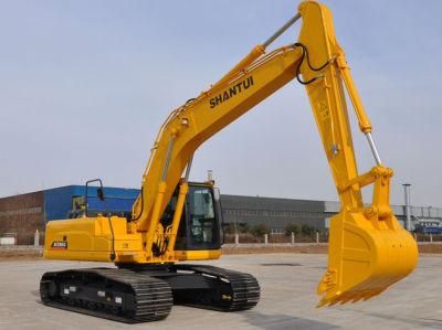 Excavating Machine Shantui Se220LC 22 Ton Crawler Excavator with Long Arm
