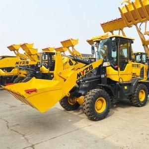 4 Wheel Drive 1.6tons Front End Wheel Loader