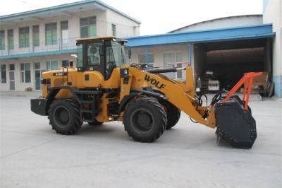 Buy 3 Tons China Wolf Brand Zl30/Wl927 3tons Compact Cheap Articulated Wheel Loader Machine with Attachment Cheap Price for Sale