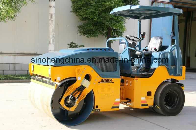 Paving Machinery 6 Ton Full Hydraulic Tire Combined Road Roller (JM206H)