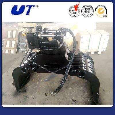 Excavator Hydraulic Sorting Grab Demolition Grapple for Stone