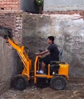 Global Delivery Small Electric Loader Four-Wheel Drive