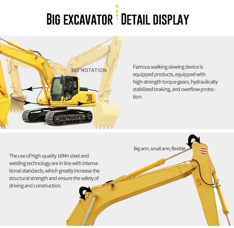 China Big Crawler Excavator Hydraulic for Brunei