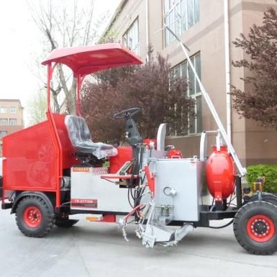 Driving Opertion Hot Applied Screeding Road Marking Machine