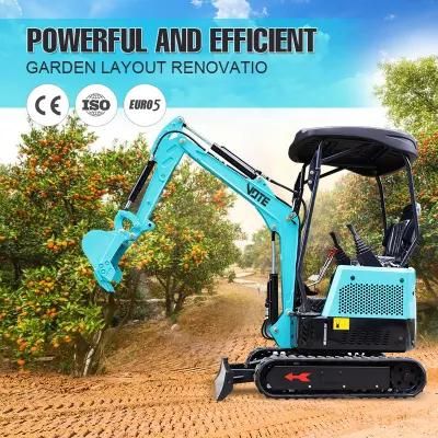 Hot Factory Price New Crawler Small Hydraulic Micro Mini Excavator for Sale Mini Digger Machine 0.8 Ton 1 Ton 2 Ton 3 Ton 6 Ton