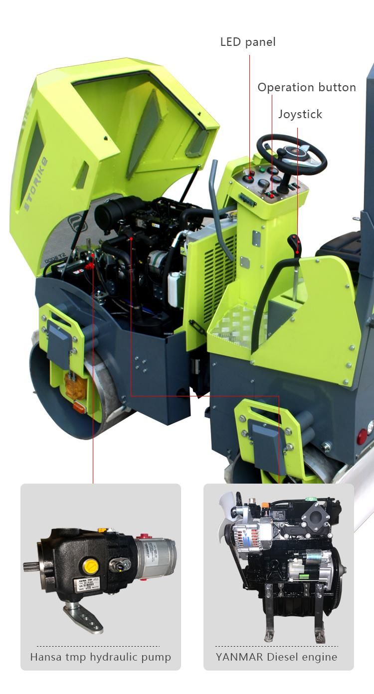 Good Quality Combine Rubber Tire Asphalt Road Roller in Stock