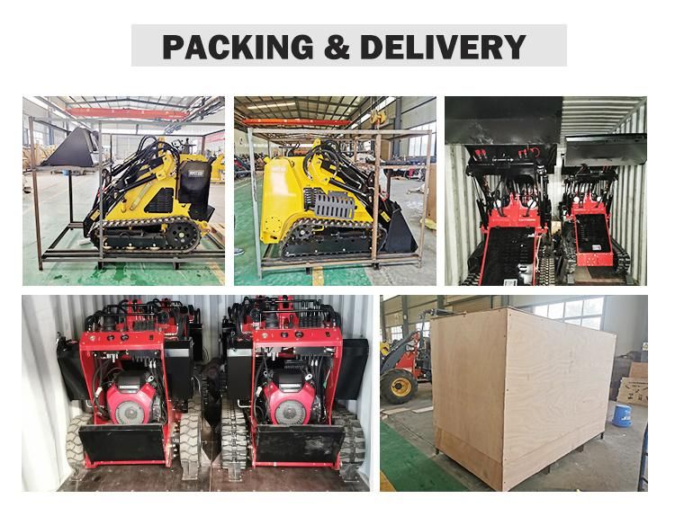Dingo Counterparts Diesel Engine Mini Skid Steer Crawler Loader