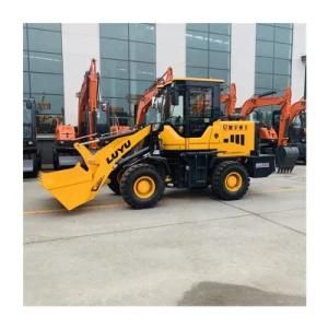 High Quality Mini Luyu 3cx Backhoe Small Front End Wheel Loaders Farm with Best Price Hot Sale