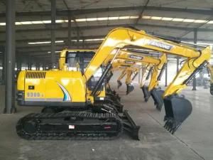 Construction Machinery Small Yellow 0.2-0.5m3 Bucket Crawler Excavator Machine