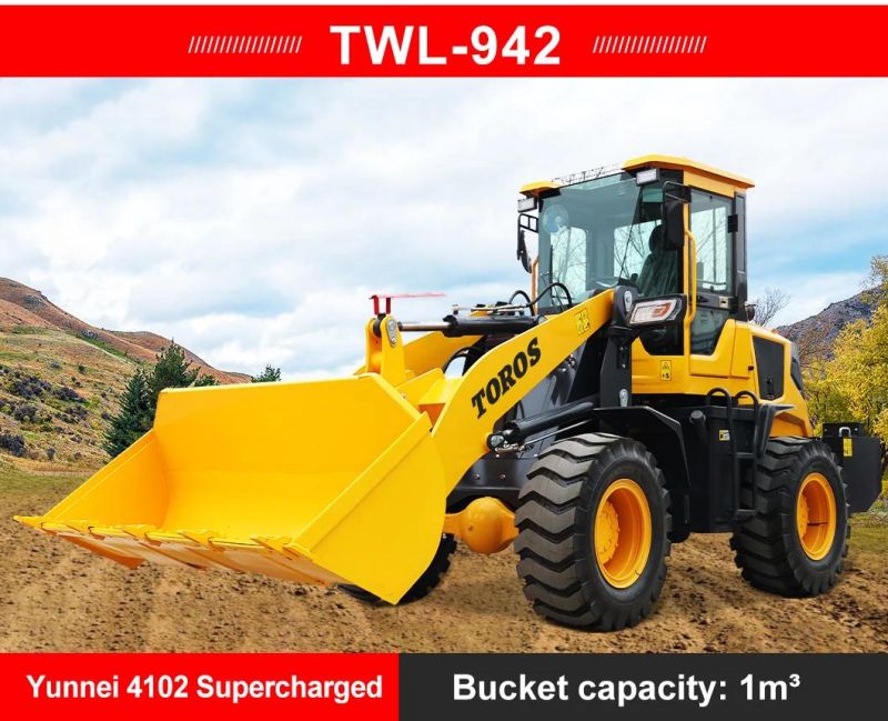 Multifunctional Wheel Hydraulic Mini Loader 1 Ton 2 Ton 3 Ton 5 Ton Factory Loader Small Front Wheel Loader