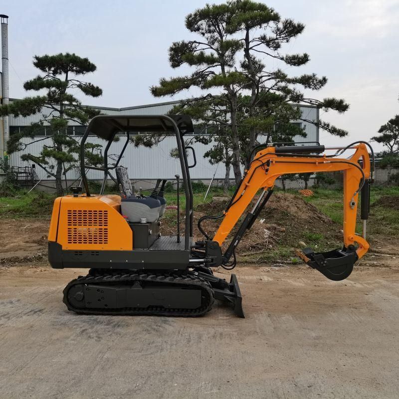 Full Hydraulic Micro Digger Machine Lx08-9 Xn08 Excavator for Garden