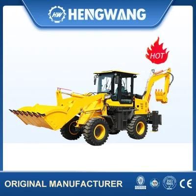 0.8m3 Loader Bucket Capacity Small Backhoe Wheel Loaders for Sale
