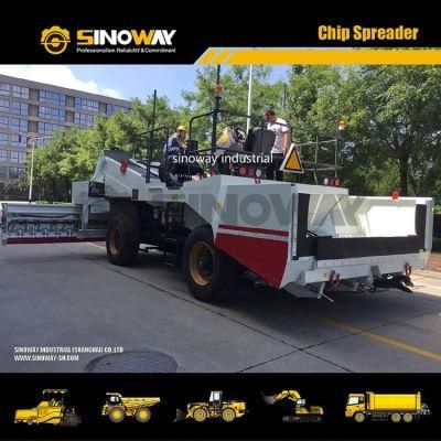 Chip Spreader Machine Sinoway 6 M Rock Gravel Spreader