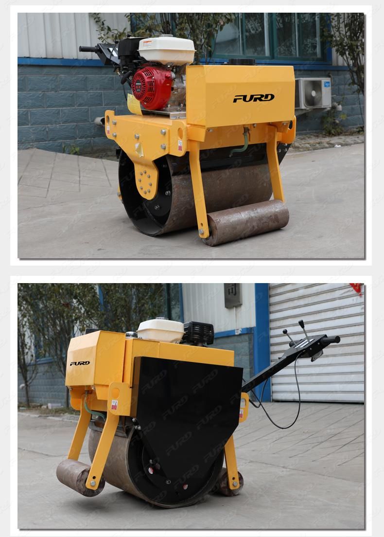 500kg Cheap Price Mechanical Single Drum Vibratory Compactor Road Roller for Sale