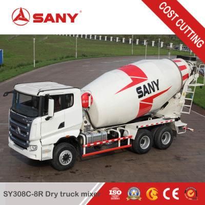 Sany Sy308c-8 (R Dry) 8m3 High Configurations Cement Concrete Mixer Truck Construction Machine Price for Sale
