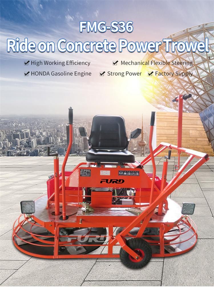 Ride Type Concrete Power Trowel Road Machine for Sale