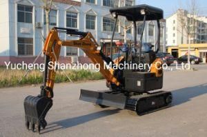 2t Shanzhong Brand Sz21 Hydraulic Bucket Excavator for Sale in Malaysia Pakistan