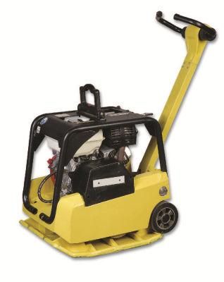 90kg Sand Compactor Gasoline Engine Gx160 Vibratory Concrete Earth Compactor Reversible Plate Compactor for Sale
