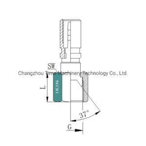 Manufacturer Ikin Jic 37 Degree Cone Sealing Swivel Nut Hydraulic Hose Fittings