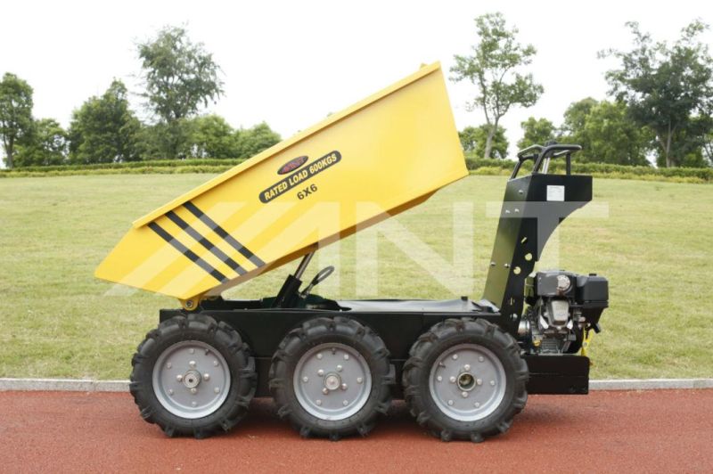 6.5HP Petrol Engine Power Barrow Mini Dumper Garden Loader By600-6