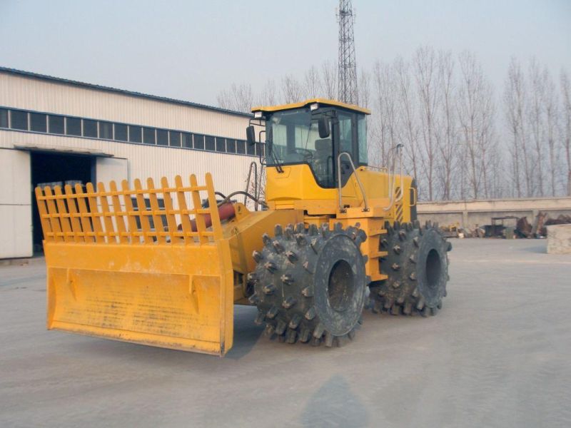 China Garbage Truck Landfill Compacting Machine for Sale