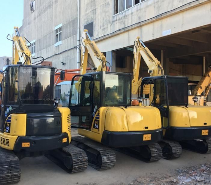 Mini Excavator Komatsu Used Crawler Digger Japan Small Low Price Second Hand Hydraulic Crawler 6ton PC35 PC55 PC56 Excavadora Usada Excavatrice