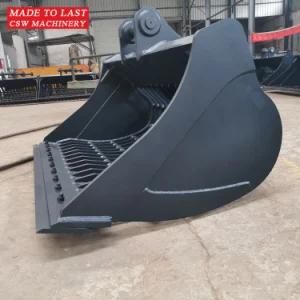 Factory Supply High Quality Sieve Bucket for Excavator with Cutting Edge or Tooth