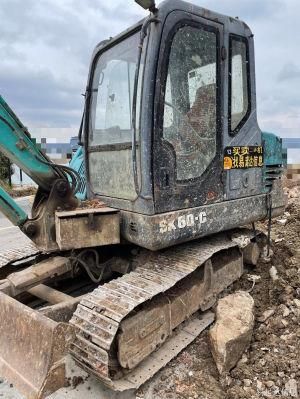 Used Mini Medium Backhoe Excavator Kobelco Sk60-C Construction Machine Second-Hand