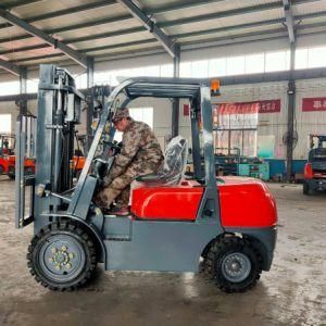 Abbasist AF30 chinese 4x4 forklift off-road 3t side loader forklift diesel mini