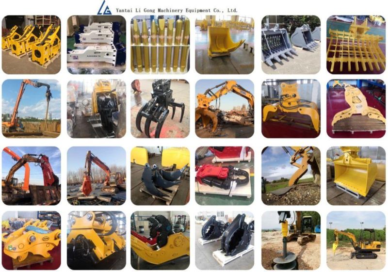 Excavator Attachment Hydraulic Demolition Concrete Cutter Excavator Pulverizer