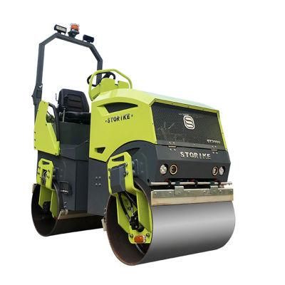 2022 New Vibratory Compactor Road Roller 1000kg 1500kg 2ton 3ton Mini Road Roller with Good Price