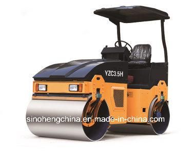 Small Hydraulic Vibratory Road Roller Compactor with Driving Type Yzc3.5h