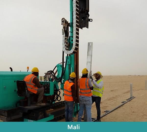 Hfpv-1A PV Solar Pillar Drilling Rig Is for Blasting Construction