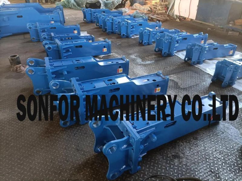 Sale Different Models Types Hydraulic Breaker Hydraulic Hammer Breaking Stones