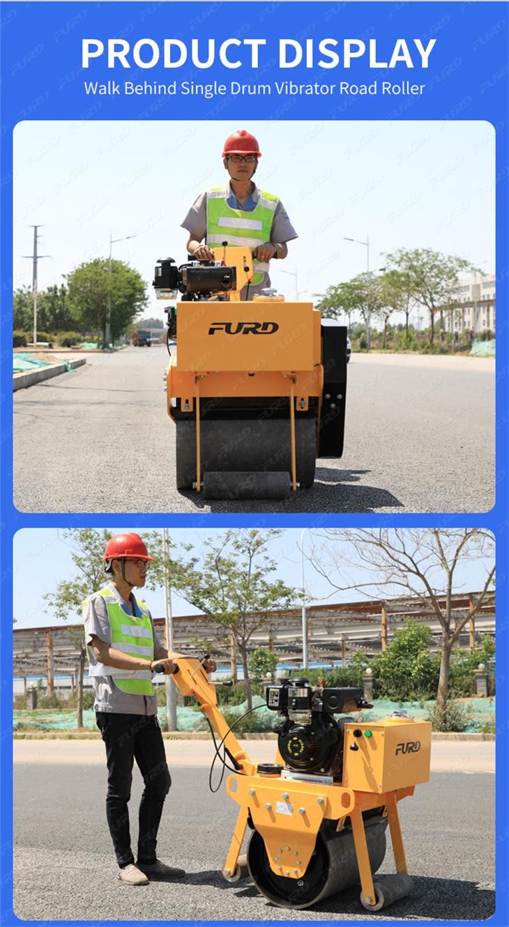 325kg/ 1.5 Ton One Wheel Hand Road Roller for Asphalt Compaction