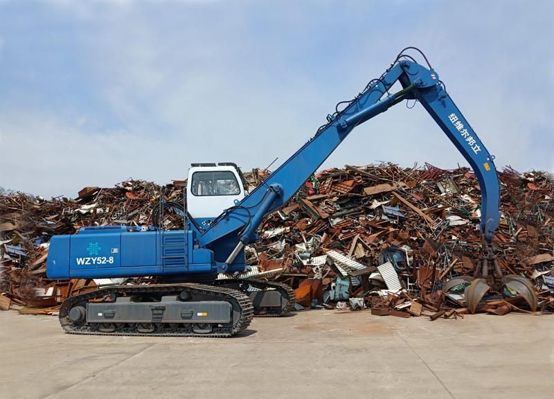 China Wzy52-8c Bonny 52 Ton Hydraulic Material Handler for Scrap Steel
