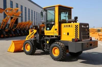 Lugong Hydrostatic Mini Wheel Loader with Attachments