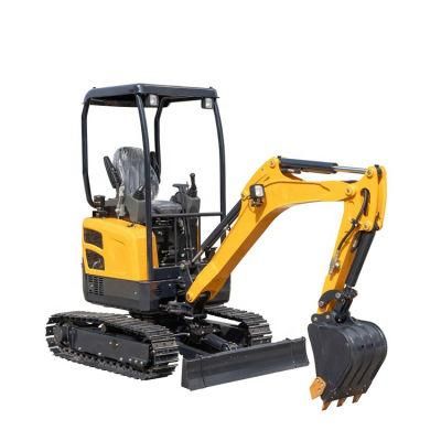 2 Ton Crawler Hydraulic Garden Farm Use Mini Excavator Accessories