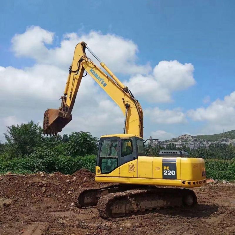 20 Ton Crawler Track Japan Excavators PC220-7 Used PC200-8 PC220-8 Excavadora Usada Excavatrice Pelle Producto Used Secondhand Mini Small Excavator Sale Price