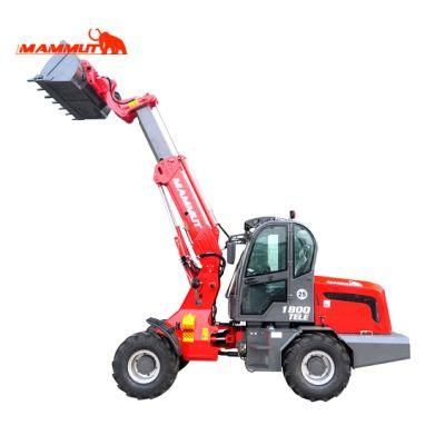 1.8ton China Hot Sale Mammut Brand Telescopic Boom Wheel Loader