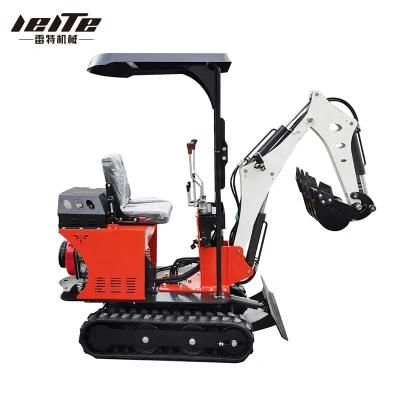 Best Price Household Smallest 0.8ton Small Digger Rubber Tracks Mini Excavator for Indoors Work