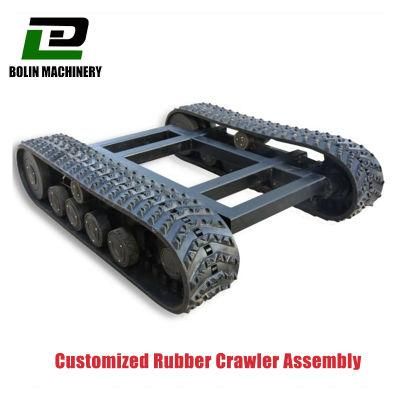 Mini Excavator Crawler with Rubber Tracks