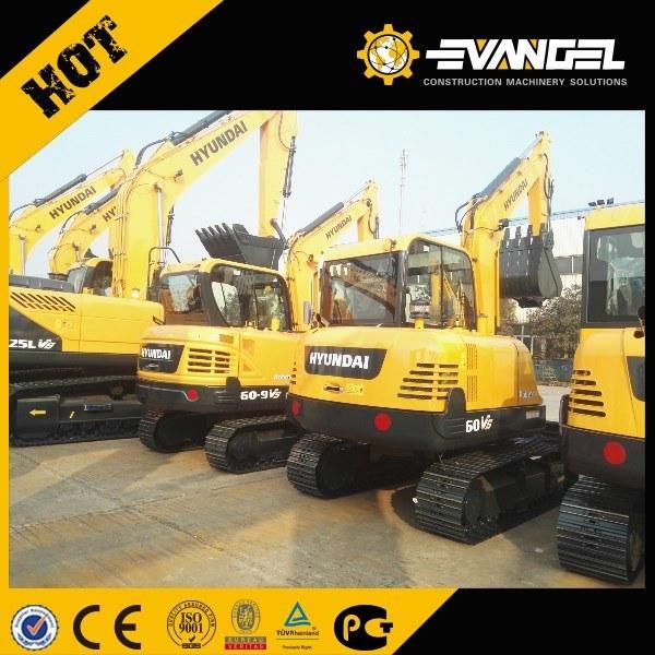 Hyundai Brand New 6 Ton Mini Hydraulic Crawler Excavator (R60VS)