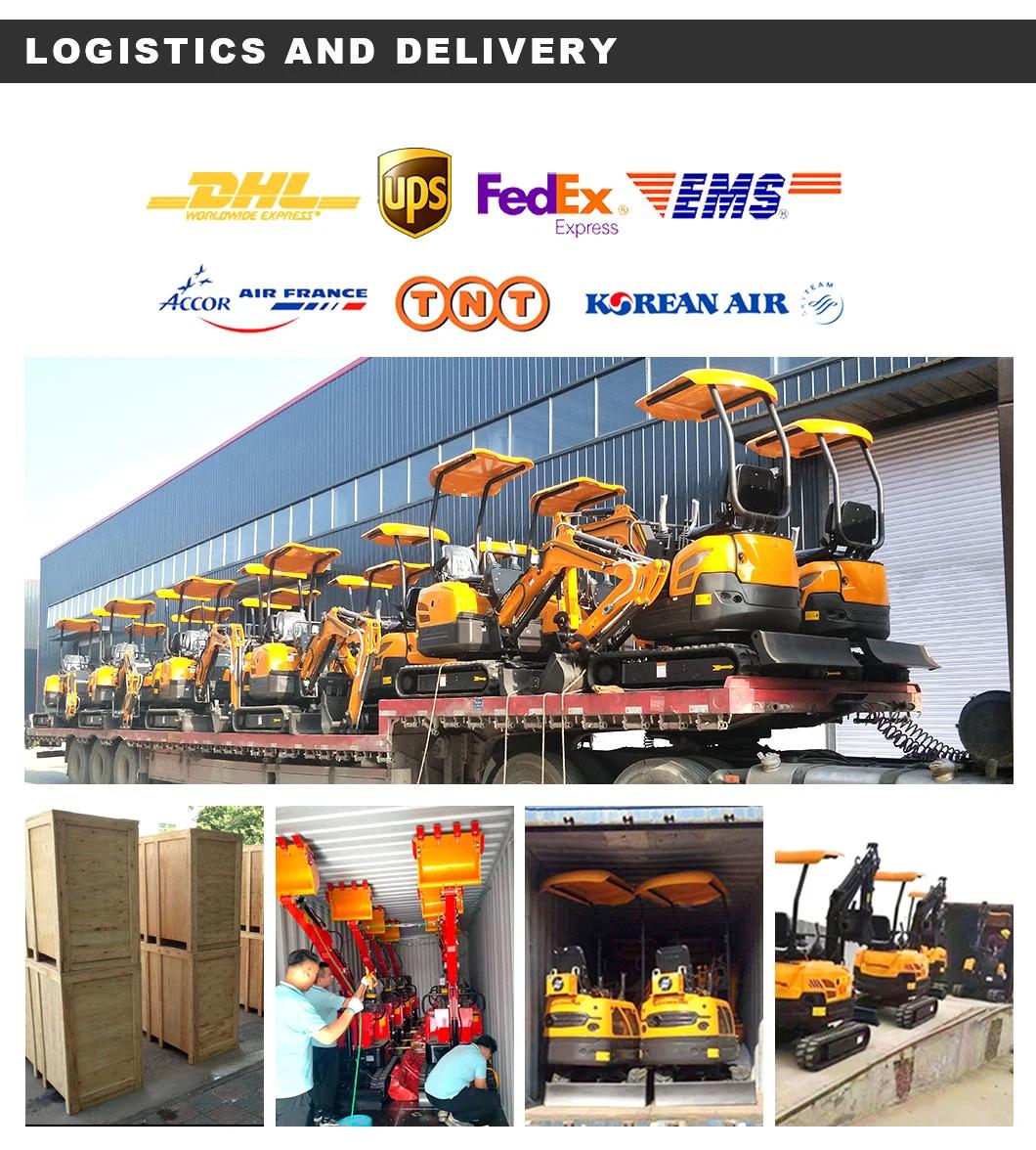 Free Shipping Micro 1 Ton Excavators Wholesale 1000kg Mini Digger