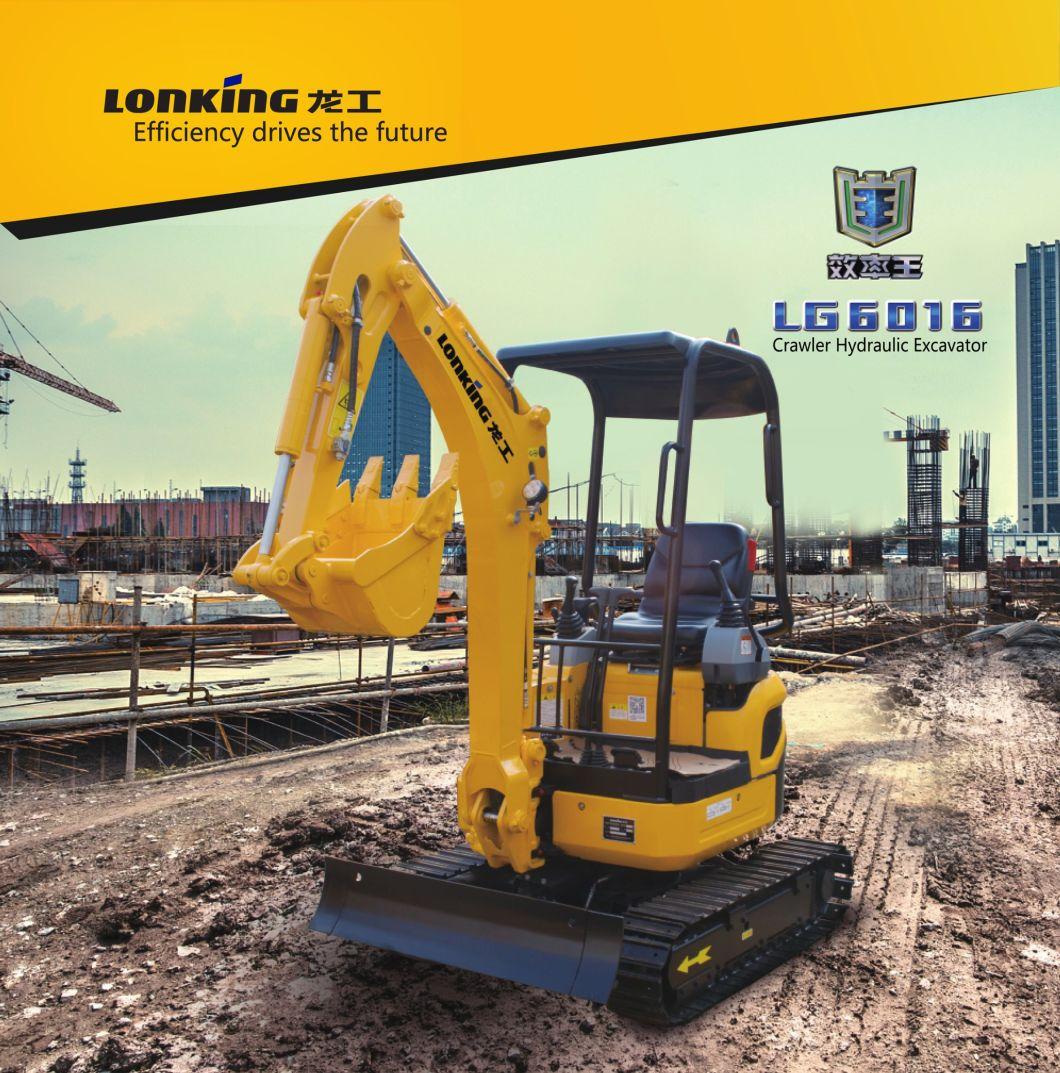 Crawler Retractable Function 1.6 Ton Excavator with High Quality